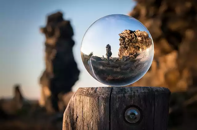 a photographer's perspective.
tree in glass ball